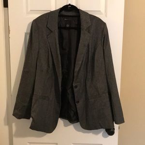 Lane Bryant, fully lined herringbone blazer